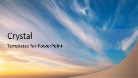  Presentation with beautiful mountains river lake sky nature - Presentation theme with bed suffering with longing background and a tawny brown colored foreground