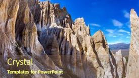  Presentation with new zealand - Colorful presentation design enhanced with sunset-colossal-clay-peaked-outliers backdrop and a tawny brown colored foreground