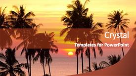  Presentation with fiery - Colorful presentation design enhanced with sunset divine fiery backdrop backdrop and a tawny brown colored foreground