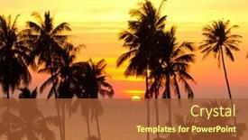  Presentation with fiery - Audience pleasing slide set consisting of sunset divine fiery backdrop backdrop and a red colored foreground