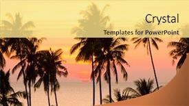  Presentation with divine - Beautiful theme featuring sunset divine idyllic wallpaper backdrop and a blonde colored foreground