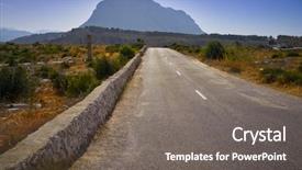  Presentation with san antonio - Slide deck with sunset from san antonio background and a gray colored foreground