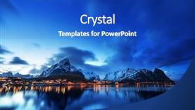  Presentation with treasure islands pirates map - Cool new slides with sunset in reine village lofoten backdrop and a  colored foreground