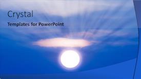  Presentation with sky - Slide deck featuring sunset-in-the-colorful-sky and a  colored foreground