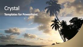  Presentation with republic dominican - Colorful slide deck enhanced with sunset in the dominican republic backdrop and a dark gray colored foreground