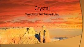  Presentation with mexico - Audience pleasing PPT theme consisting of sunset in the new mexico backdrop and a red colored foreground