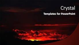  Presentation with europe - PPT theme enhanced with sunset-light-in-the-dolomites background and a black colored foreground