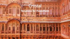  Presentation with jodhpur - PPT theme enhanced with sunset light jodhpur rajasthan india background and a  colored foreground