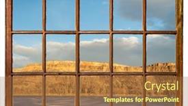  Presentation with frozen - Presentation having sunset-light-over-a-frozen background and a red colored foreground