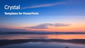  Presentation with goa beach - Cool new presentation theme with sunset on baga beach goa backdrop and a teal colored foreground