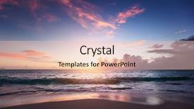  Presentation with tide - Cool new slides with red tide - sunset on seychelles beach backdrop and a lemonade colored foreground