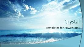  Presentation with sunset beach - Colorful slide deck enhanced with sunset on seychelles beach backdrop and a cool aqua colored foreground