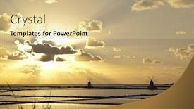  Presentation with sunset - Audience pleasing slides consisting of sunset-on-stagnone-saltern-marsala backdrop and a lemonade colored foreground