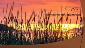  Presentation with ocean - Slides enhanced with sunset-on-the-coast background and a coral colored foreground