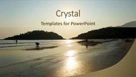  Presentation with goa beach - Cool new PPT theme with medicine age health care backdrop and a light gray colored foreground.