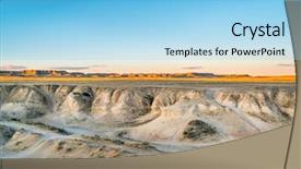  Presentation with sunset - PPT layouts consisting of sunset over pawnee national grassland background and a  colored foreground