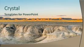  Presentation with panorama from bryce canyon national - Colorful slide set enhanced with sunset over pawnee national grassland backdrop and a light blue colored foreground