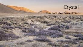  Presentation with colorado - PPT layouts enhanced with sunset over prairie in northern background and a  colored foreground