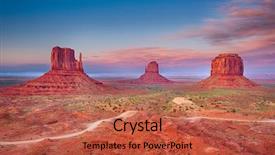  Presentation with sunset - Cool new PPT theme with sunset over the east west backdrop and a red colored foreground