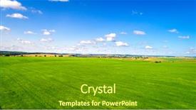  Presentation with drone - Presentation consisting of sunset shot with the drone background and a tawny brown colored foreground