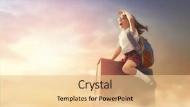  Presentation with education cute - Cool new slides with sunset sky concept of education backdrop and a lemonade colored foreground