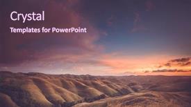  Presentation with spectacular - Beautiful presentation featuring sunset sky hills indonesia spectacular backdrop and a tawny brown colored foreground