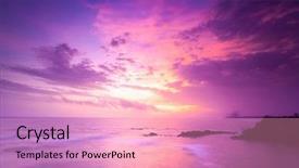  Presentation with fort - Slide set consisting of sunset sri lanka gall background and a  colored foreground