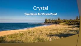  Presentation with queensland - Cool new theme with sunset view of shelly beach at caloundra sunshine coast queensland australia backdrop and a teal colored foreground