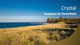  Presentation with queensland - Beautiful PPT layouts featuring sunset view of shelly beach at caloundra sunshine coast queensland australia backdrop and a teal colored foreground