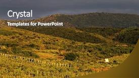  Presentation with tuscany - Theme having sunset wineyard - vineyard in tuscany italy europe background and a  colored foreground