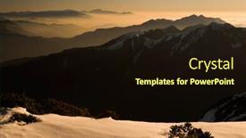  Presentation with golden light - Colorful PPT theme enhanced with sunset-with-golden-light backdrop and a wine colored foreground