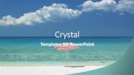  Presentation with cuba - PPT layouts enhanced with sunshade maria la gorda beach pinar del rio province cuba background and a teal colored foreground