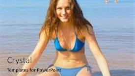  Presentation with paradise - Audience pleasing slide set consisting of sunshine around me paradise portrait backdrop and a coral colored foreground