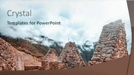  Presentation with sunshine - Cool new theme with sunshine-breathtaking-view-of-machu backdrop and a sky blue colored foreground