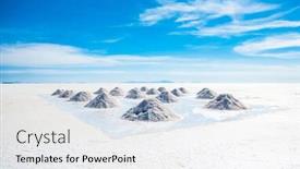  Presentation with salt - Slides featuring sunshine-scenery-of-area background and a sky blue colored foreground