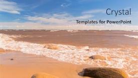  Presentation with divine - Slide deck featuring sunshine-surf-divine-coastline background and a light blue colored foreground