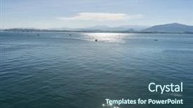  Presentation with sunshine - Amazing theme having sunshine view of the santander backdrop and a ocean colored foreground