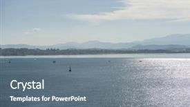  Presentation with sunshine - PPT layouts consisting of sunshine view of the santander background and a gray colored foreground