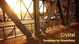  Presentation with open meetings sunshine laws - Beautiful slides featuring sunshine with bridge in shanghai backdrop and a  colored foreground