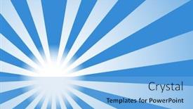  Presentation with art - PPT layouts consisting of sunwave-linear-art background and a light blue colored foreground