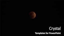  Presentation with lunar moon - Presentation having super blue blood moon eclipse background and a black colored foreground