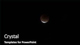  Presentation with lunar moon - Presentation theme enhanced with super blue blood moon eclipse background and a black colored foreground