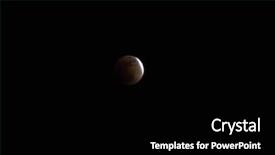  Presentation with lunar moon - Audience pleasing slide set consisting of super blue blood moon eclipse backdrop and a black colored foreground