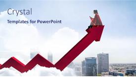  Presentation with super hero - PPT layouts enhanced with super-hero-on-top-mixed background and a sky blue colored foreground