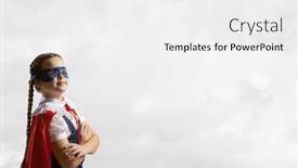  Presentation with super kid - 