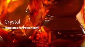  Presentation with spirit - Colorful slide set enhanced with super macro shot of pouring spirit into glass ice cubes inside backdrop and a crimson colored foreground