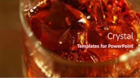  Presentation with whiskey - Amazing theme having super-macro-shot-of-pouring backdrop and a tawny brown colored foreground