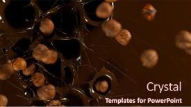  Presentation with hot chocolate - Slides enhanced with super-slow-motion-of-falling background and a wine colored foreground