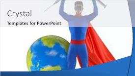  Presentation with syringe - Slides with superhero-breaking-a-poisonous-syringe background and a white colored foreground