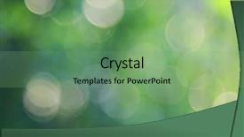  Presentation with abstract - Cool new PPT theme with twinkle lights - abstract background backdrop and a seafoam green colored foreground